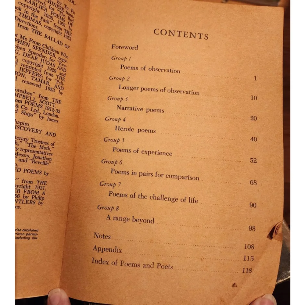 Cavalcade of Poems, 1968 Paperback
